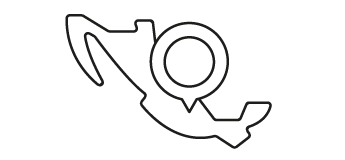 Icono de mapa de México